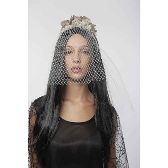 Pack de Diadema, Tutu, y Rosa Halloween ( Tutu 40 cm Talla Única de Adulto)