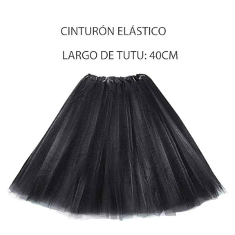 Pack de Accesorios Catrina Zombie Mujer– Tutú, Diadema y Rosa Negra