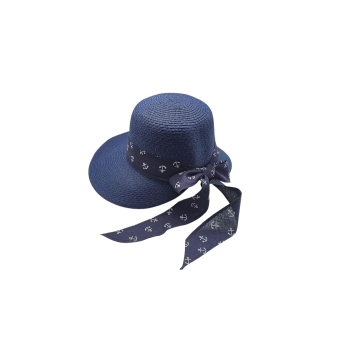 Pamela de Mujer con Lazo Náutico – Diseño con Anclas y Protección Solar UPF 50+