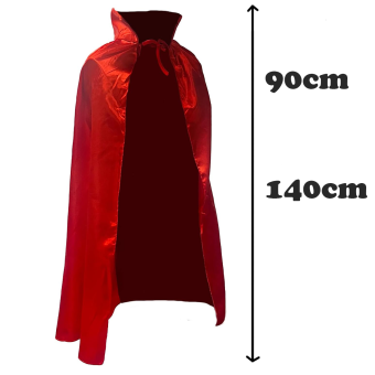 Capa Unisex con Cuello Alto para Disfraces - Ideal para Halloween, Carnaval y Cosplay-Varias tallas