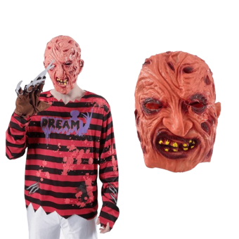 Máscara Freddy Krueger – Pesadillas en Elm Street para Adultos