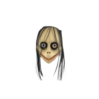 Máscara de Momo Realista para Halloween – Terror Adulto