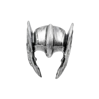 Máscara de Thor para Adulto – Plástico Resistente con Cinta Elástica