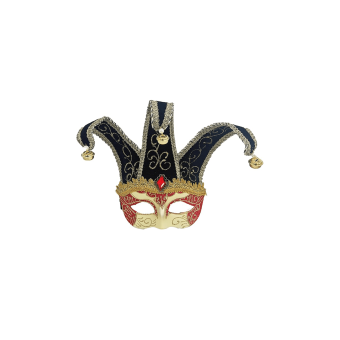 Máscara de Bufón veneciano – Perfecta para eventos temáticos y coleccionistas