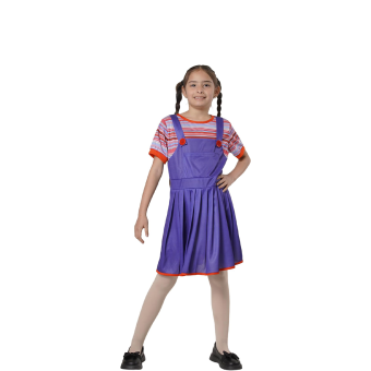 Disfraz Chucky Niña – Muñeca Diabólica – Vestido Infantil de Terror