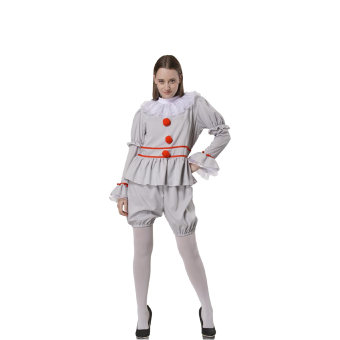 Disfraz de Payasa Terrorífica para Mujer – Inspirado en Pennywise – Halloween y Carnaval