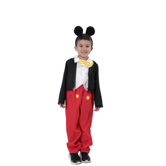 Disfraz de Mickey Mouse para Niño – Incluye Traje y Diadema