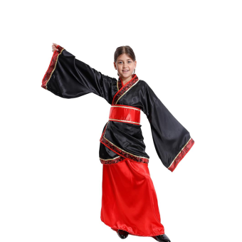 Disfraz Hanfu para Niñas – Traje Chino con Cárdigan y Cinturón