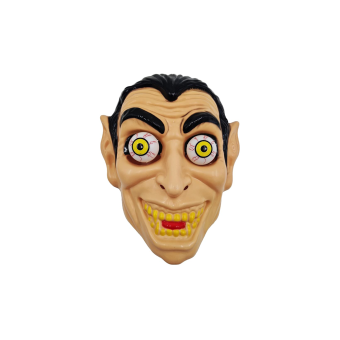 Máscara Vampiro Drácula con Ojos Locos para Adulto – Halloween Impactante