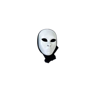 Máscara de Terror Fantasma Negro con Capucha – Talla Única