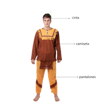 Disfraz de Indio del Oeste Hombre