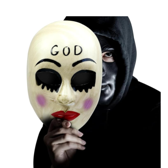 Máscara GOD La Purga – Disfraz de Terror Estilo Anarquía Adulto