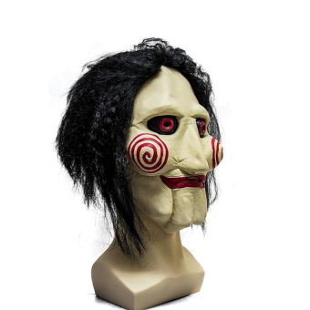 Máscara de Saw Halloween en Látex y Silicona para Disfraz de Jigsaw