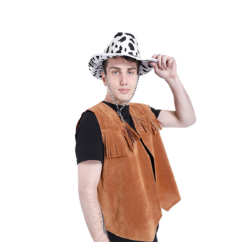 Chaleco de Vaquero del Oeste Hombre