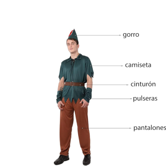 Disfraz de Robin Hood: El Arquero Valiente Hombre