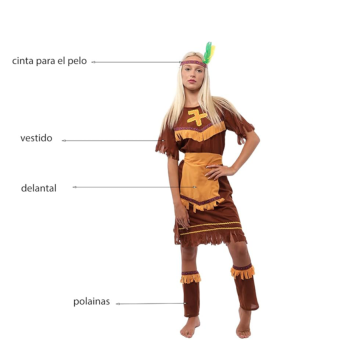 Disfraz de  India Guerrera/ Oeste ( Mujer)