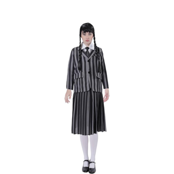 Disfraz de Miércoles Addams - Uniforme Escolar para Mujer | Halloween y Cosplay