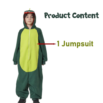 Disfraz Infantil de Dinosaurio con Capucha y Cola – Mono Unisex