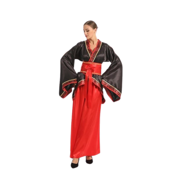 Disfraz Kimono Chino Mujer -Tradicional y Brillo Elegante