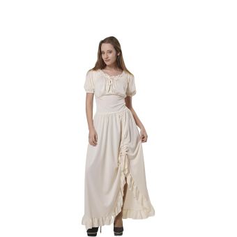 Vestido Renacentista Gótico Mujer – Disfraz Campesina Medieval Vintage