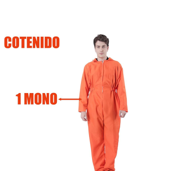 Disfraz de Preso Naranja-Recluso
