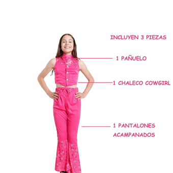 Disfraz Barbie Cowgirl para Niñas – Conjunto Completo