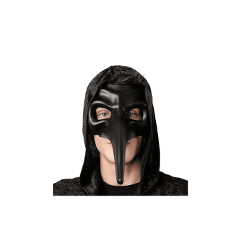 Máscara de Médico de la Peste Negra para Adultos – Accesorio Histórico para Disfraces de Halloween y Eventos Temáticos