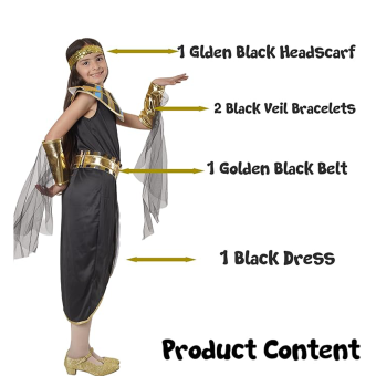 Disfraz de Cleopatra Egipcia – Niña
