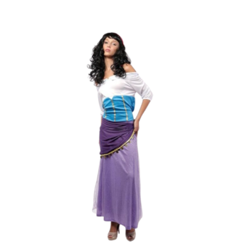 Disfraz de Zíngara Esmeralda – Magia y Encanto
