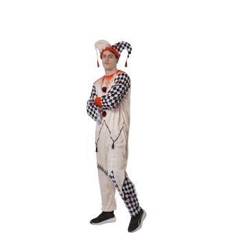 Disfraz Bufón Terror Hombre – Halloween y Carnaval – Look Tenebroso