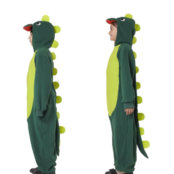 Disfraz Infantil de Dinosaurio con Capucha y Cola – Mono Unisex
