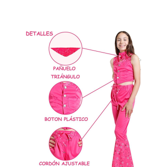 Disfraz Barbie Cowgirl para Niñas – Conjunto Completo