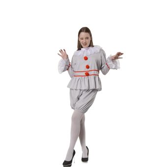 Disfraz de Payasa Terrorífica para Mujer – Inspirado en Pennywise – Halloween y Carnaval