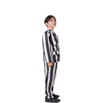 Disfraz Infantil de Beetlejuice - Traje Rayado para Niño