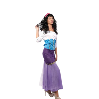 Disfraz de Zíngara Esmeralda – Magia y Encanto