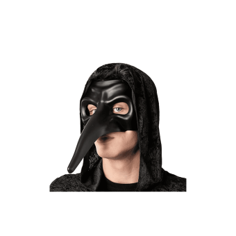 Máscara de Médico de la Peste Negra para Adultos – Accesorio Histórico para Disfraces de Halloween y Eventos Temáticos