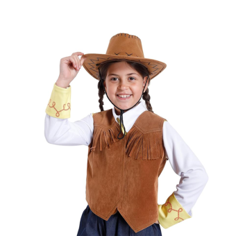 Chaleco Vaquero para Niños con Flecos