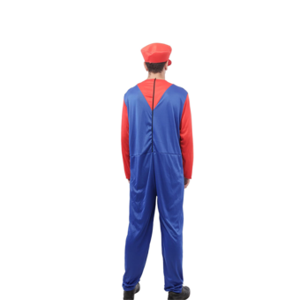 Disfraz de Mario Bros Hombre-Modo Super Estrella Activado
