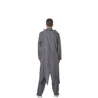 Disfraz Hombre Rayas Terror – Inspirado en Jack Skellington Halloween Carnaval