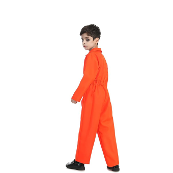 Disfraz de Preso Naranja Infantil