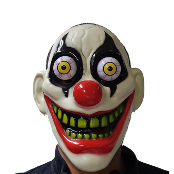 Máscara Payaso Asesino con Ojos Globo Rebote para Adulto – Halloween