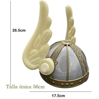 Casco Gaulois con Alas para ( Adulto )