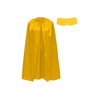 Capa con Antifaz para Disfraz de Superhéroe – Adulto 140 cm