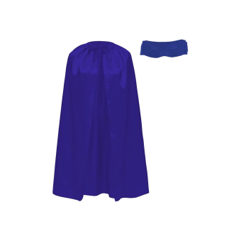 Capa con Antifaz para Disfraz de Superhéroe – Adulto 140 cm