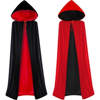 Capa Reversible para Disfraz con Capucha – Talla Infantil y Adulto