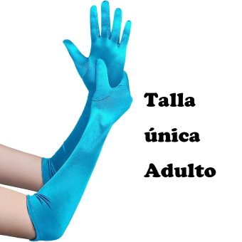 Guantes Largos de Satén para Mujer – Elegantes, Elásticos y Estilo Vintage 43cm