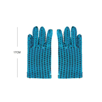 Guantes de Lentejuelas Brillantes para Fiesta y Disfraces – Adultos/Niños
