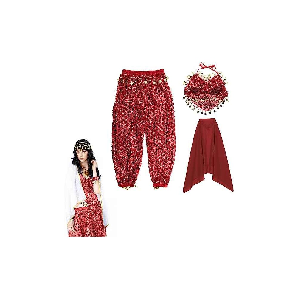 3Pcs Mujer Danza del Vientre ( Talla Única)