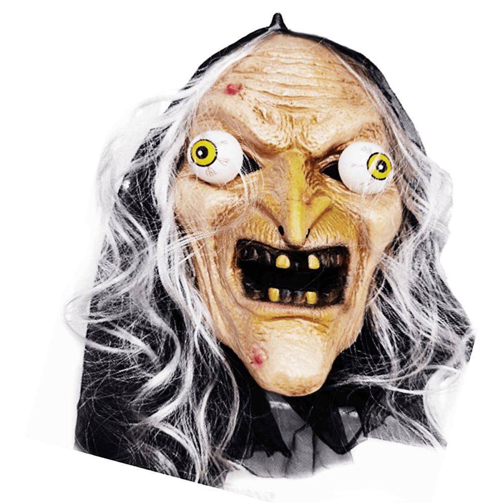 Máscara de Bruja con Ojos Saltarines – Accesorio Divertido para Disfraces de Halloween