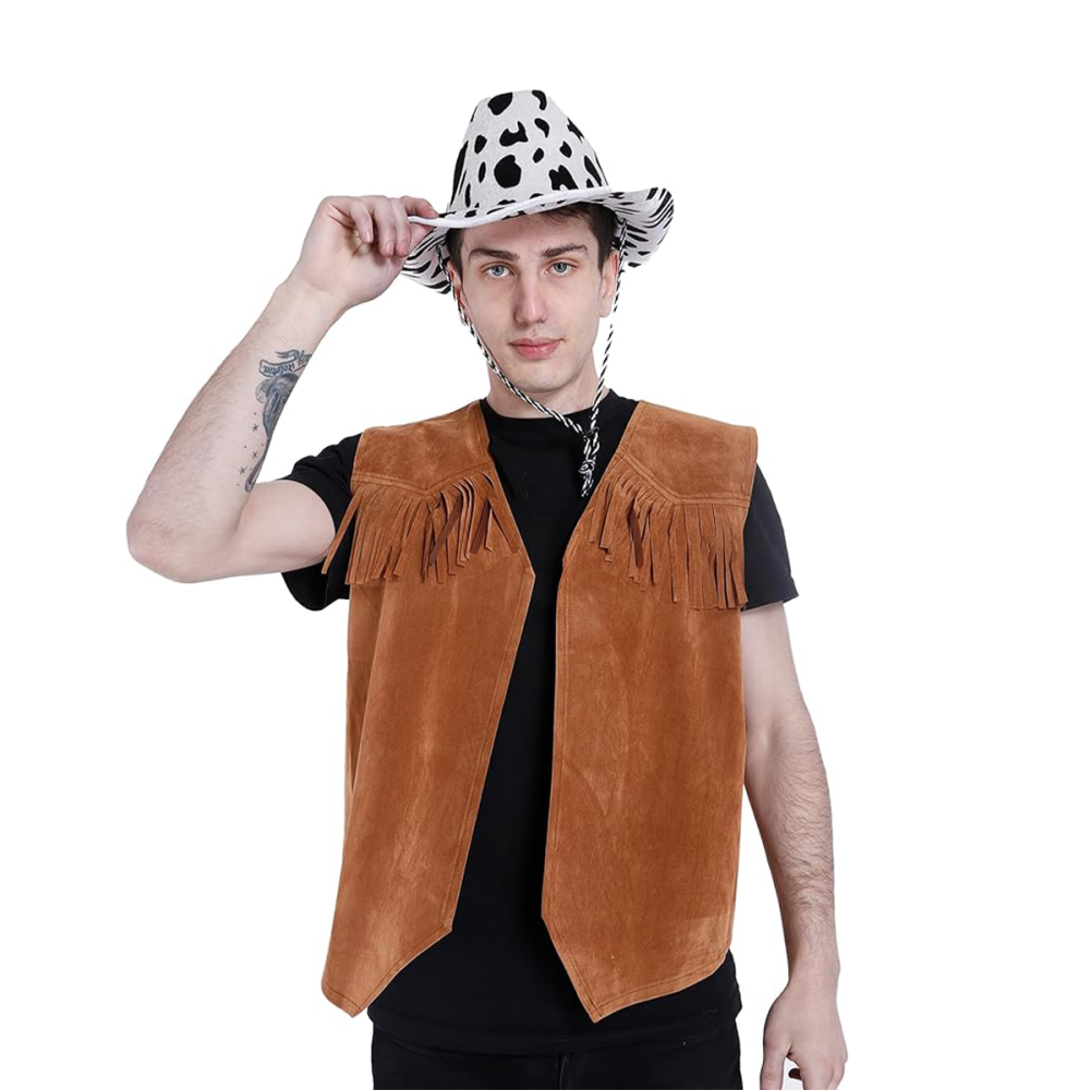 Chaleco de Vaquero del Oeste Hombre